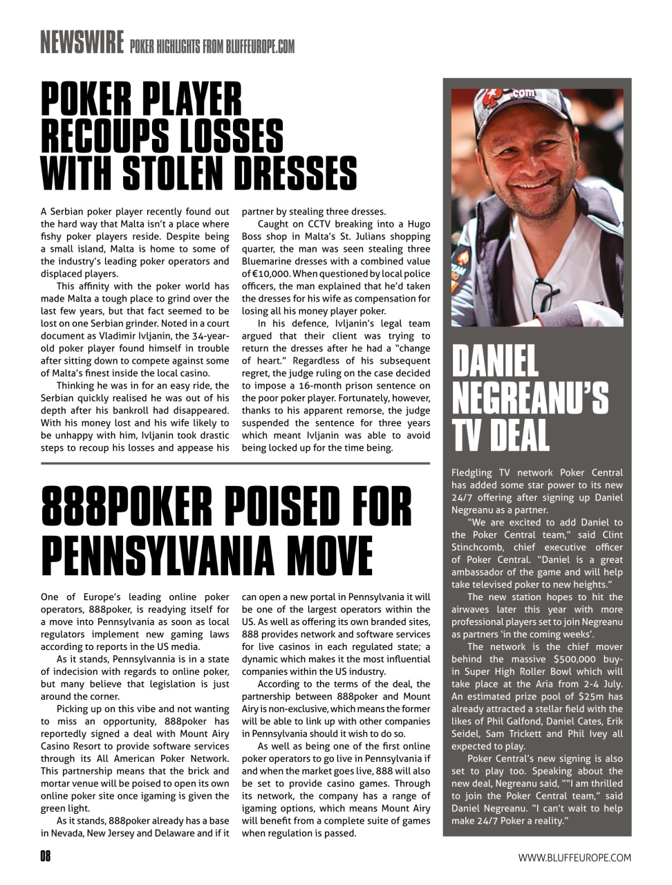 Bluff Europe Preview Pages