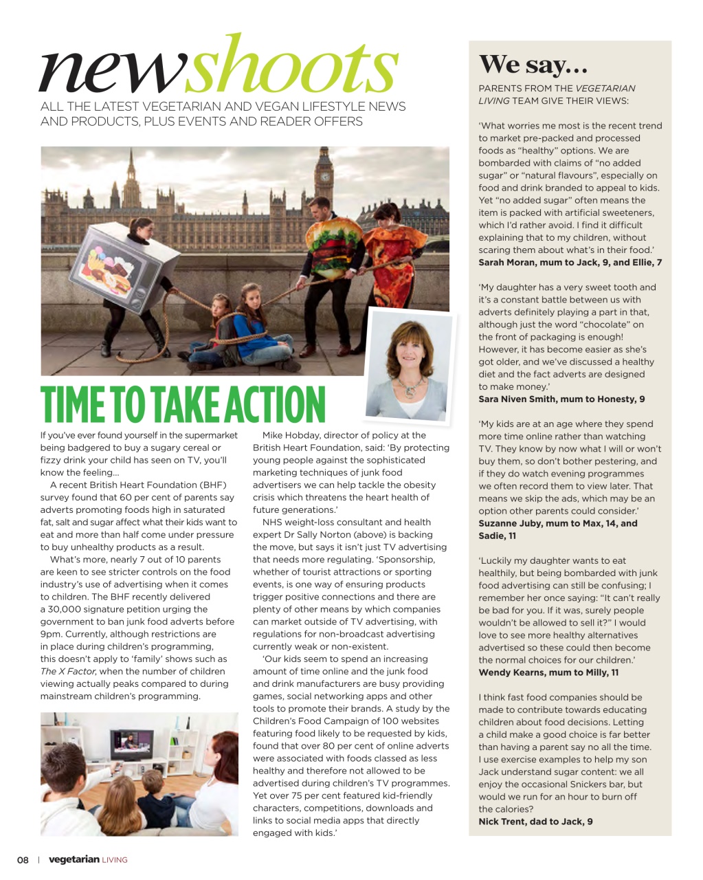 Vegetarian Living Preview Pages