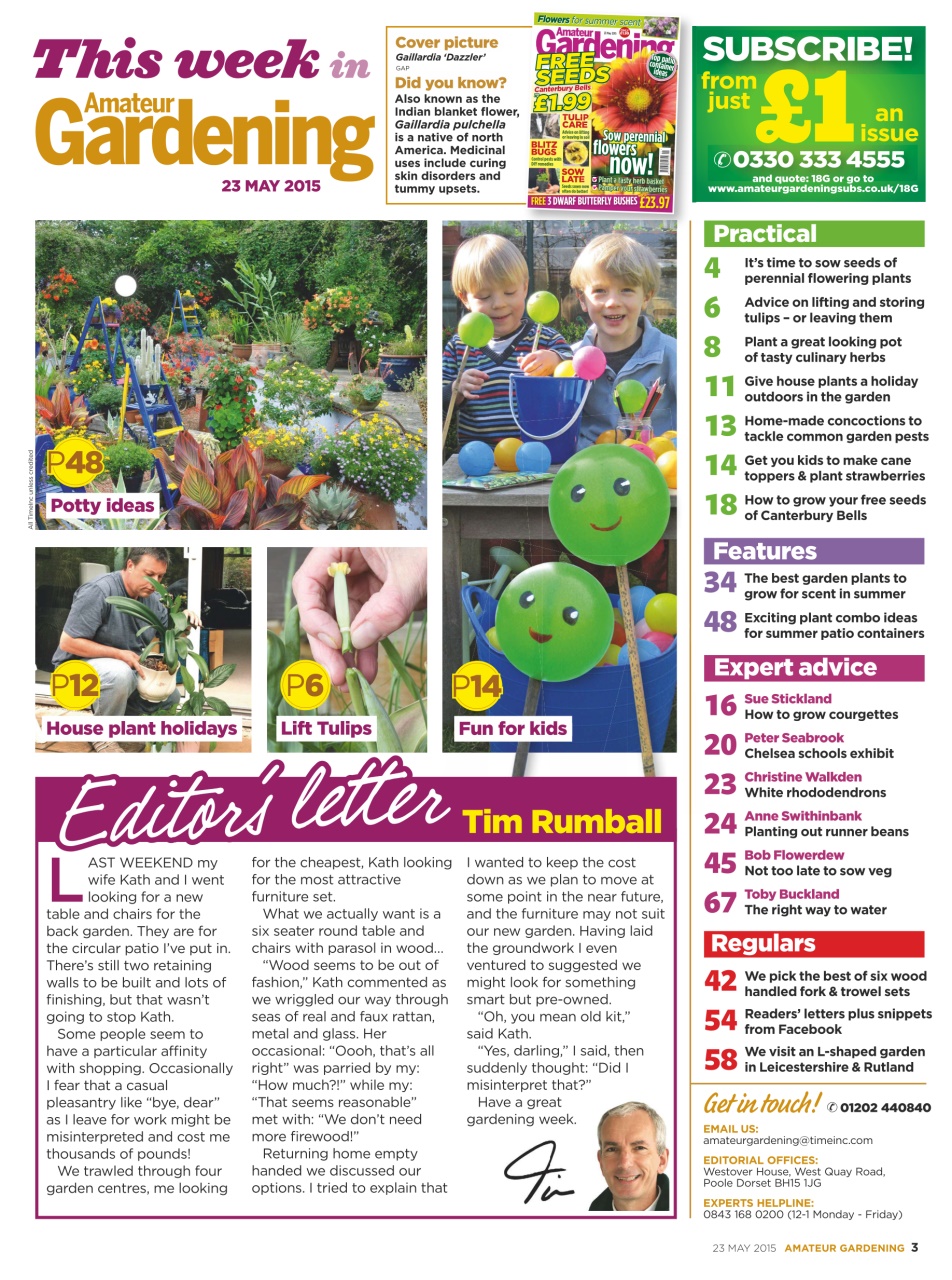 Amateur Gardening Preview Pages