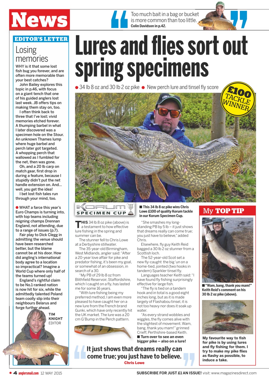 Anglers Mail Preview Pages