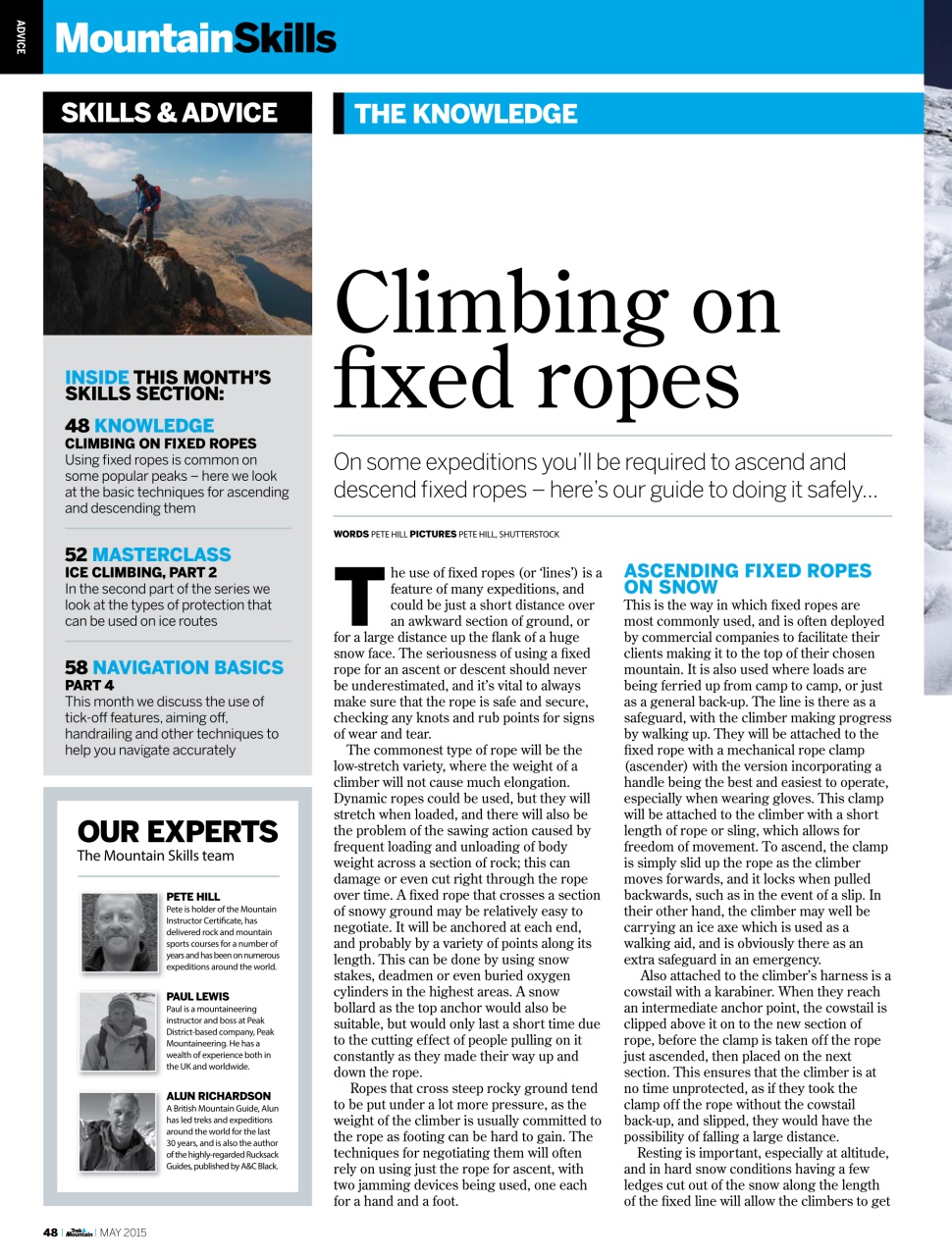 Trek & Mountain Magazine Preview Pages