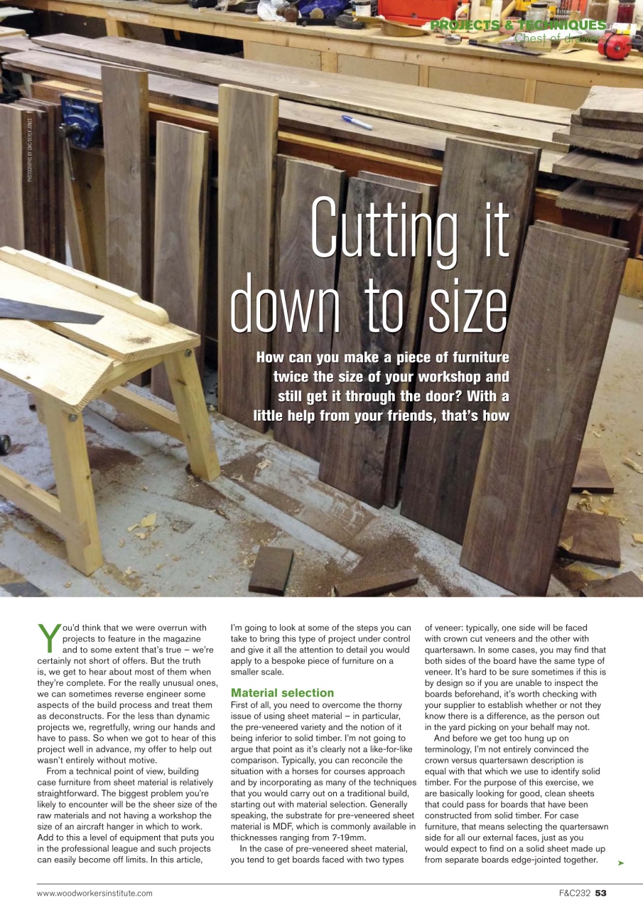 Furniture & Cabinetmaking Preview Pages