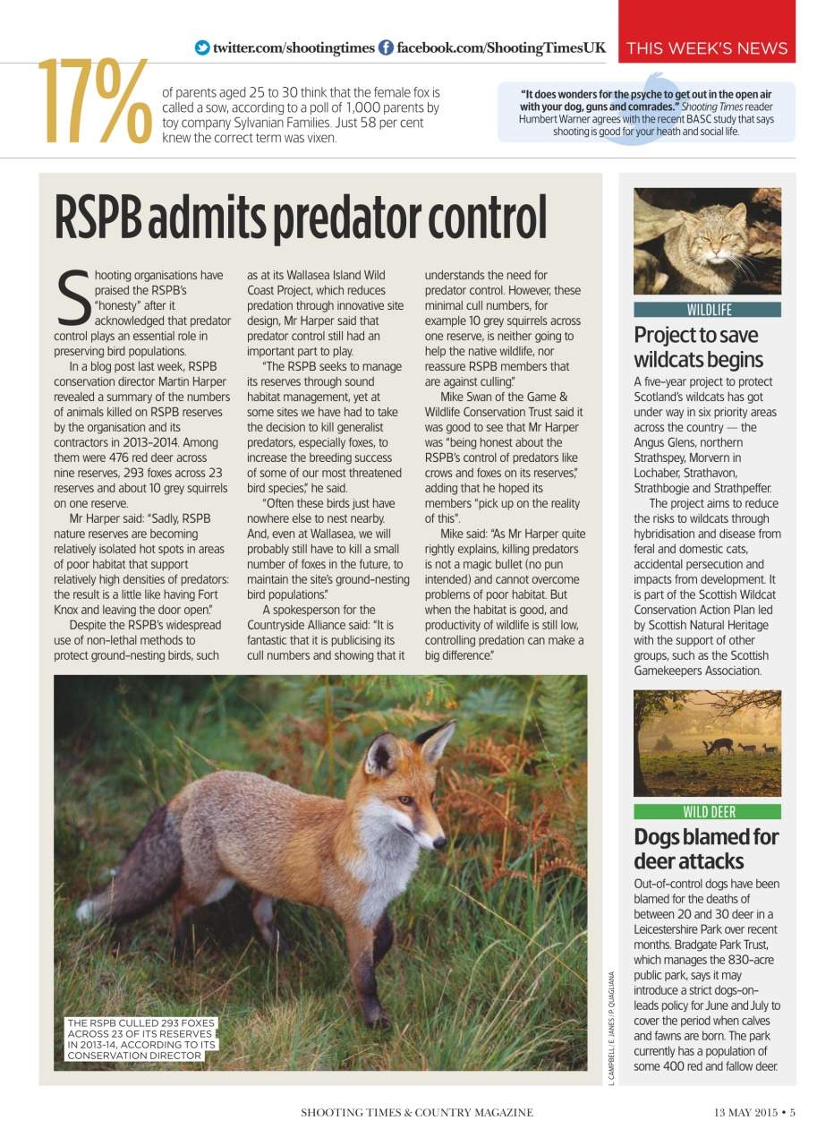 Shooting Times & Country Preview Pages