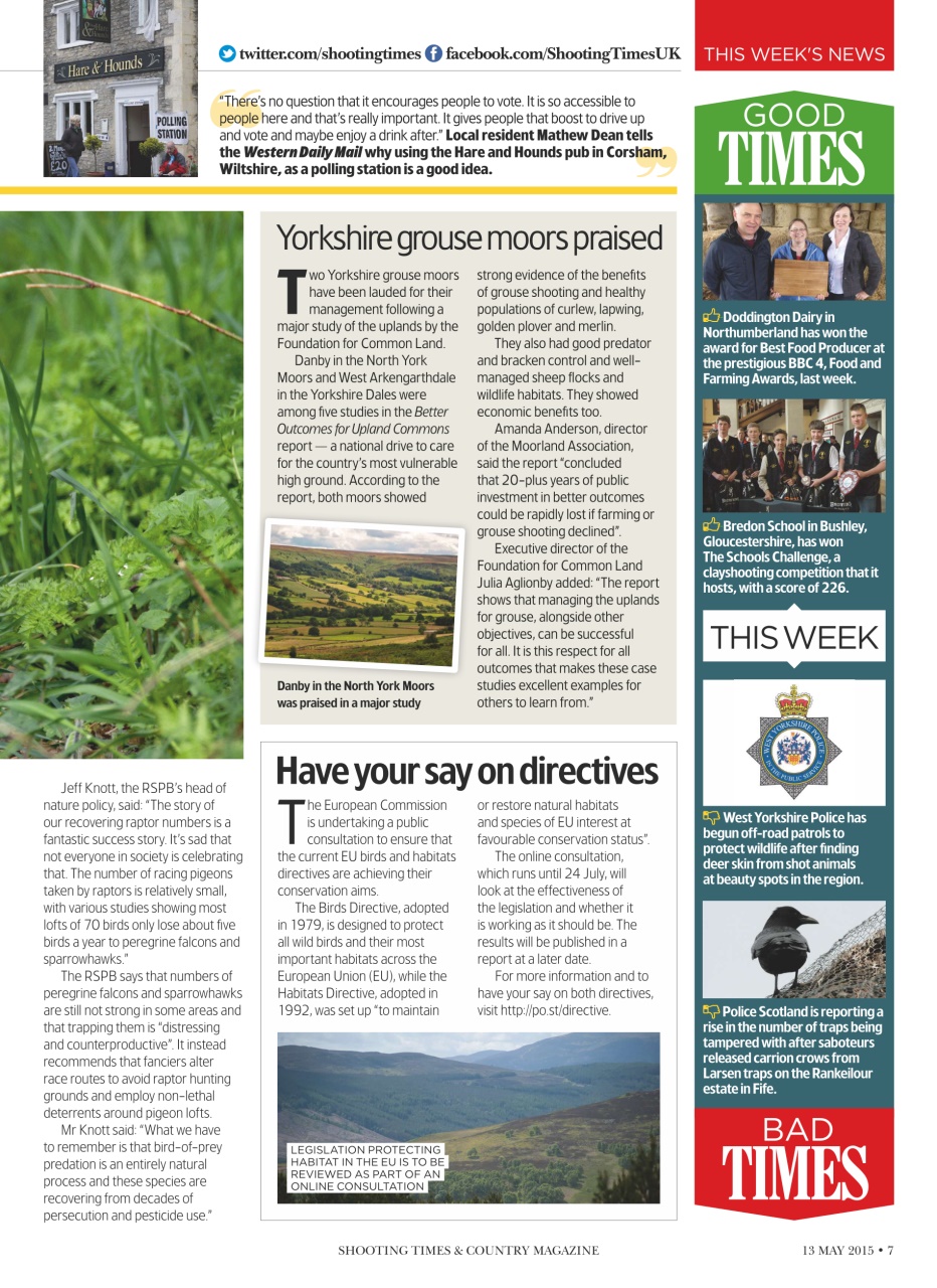 Shooting Times & Country Preview Pages