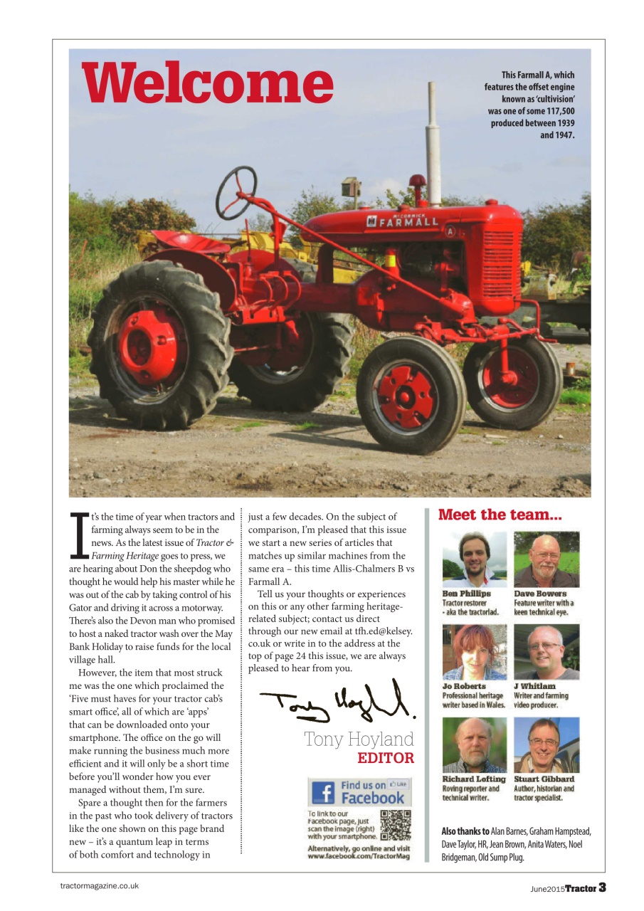 Tractor & Farming Heritage Magazine Preview Pages