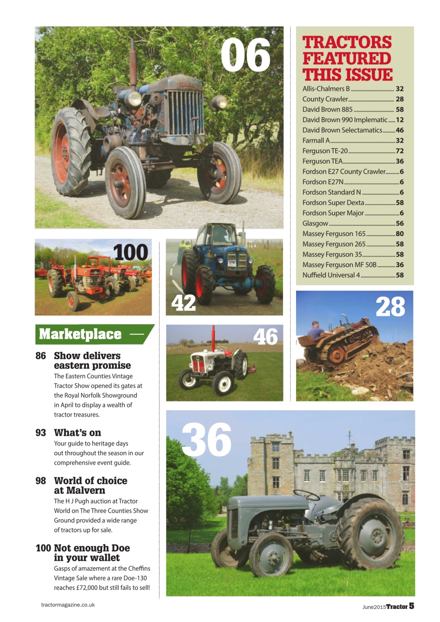 Tractor & Farming Heritage Magazine Preview Pages