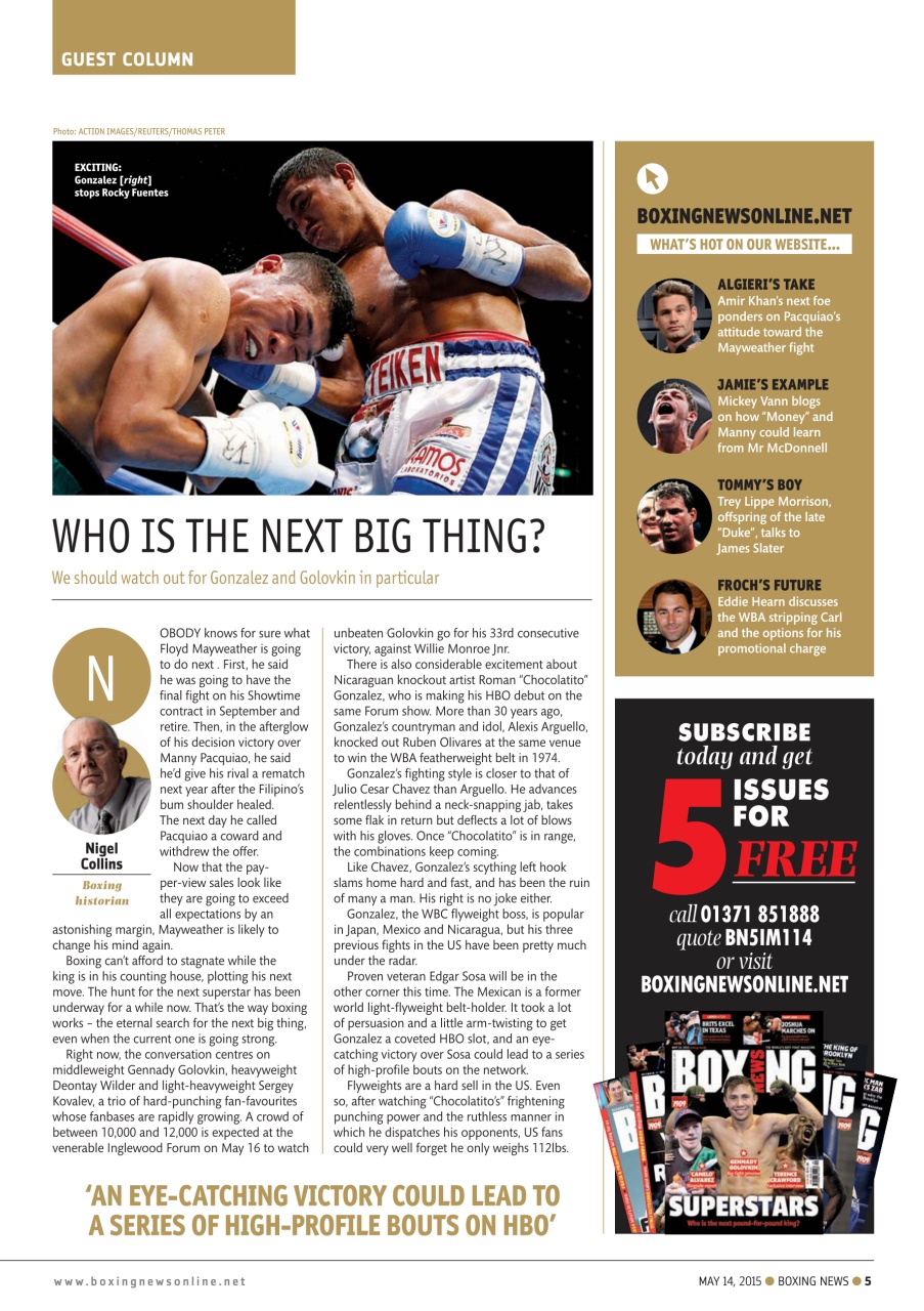 Boxing News Preview Pages