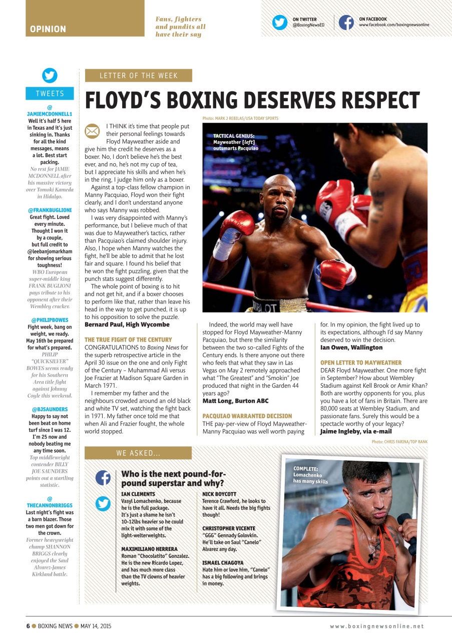 Boxing News Preview Pages