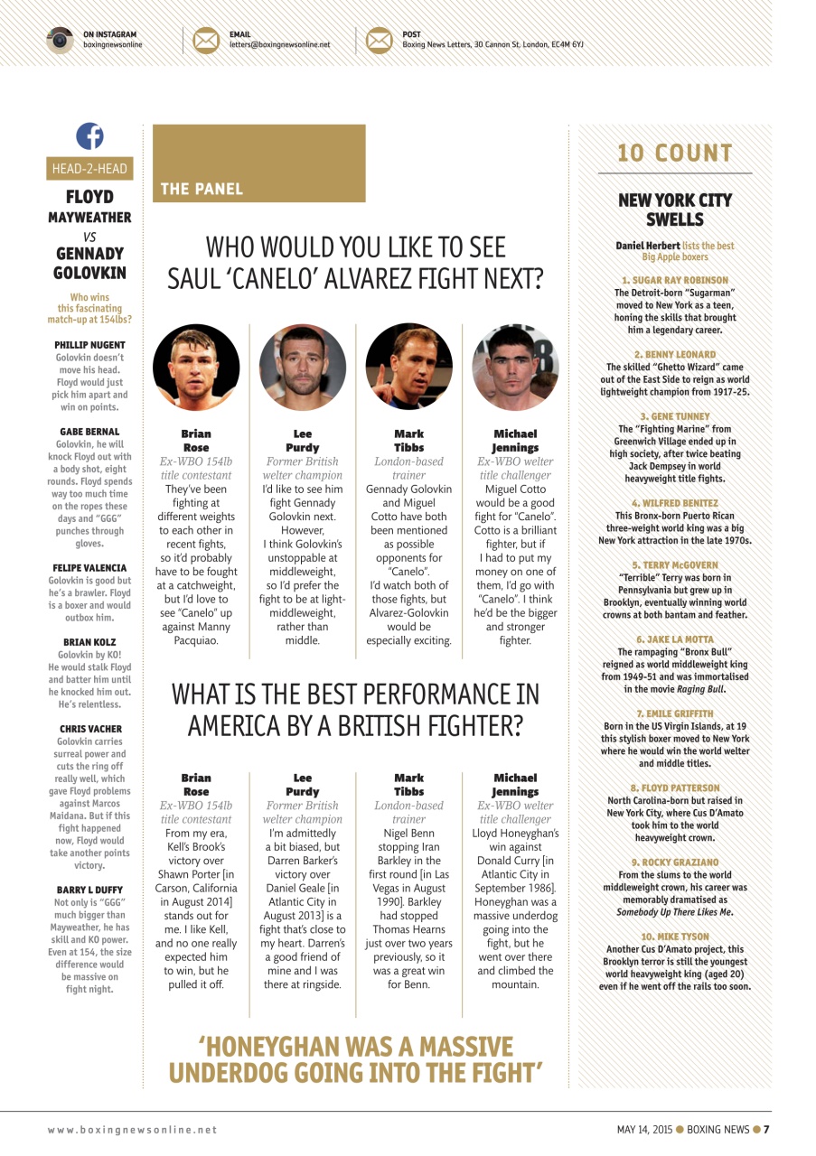 Boxing News Preview Pages