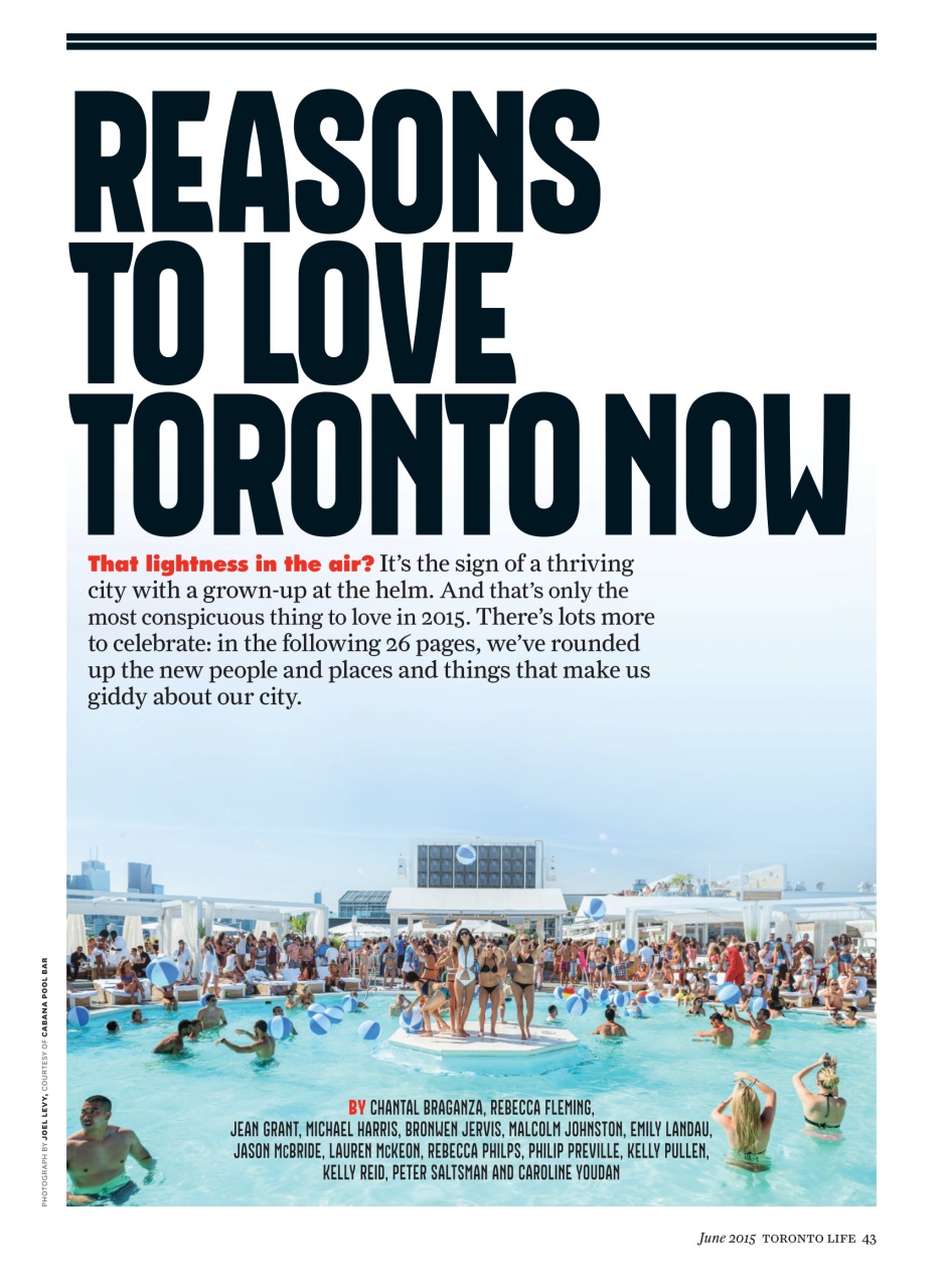 Toronto Life Preview Pages