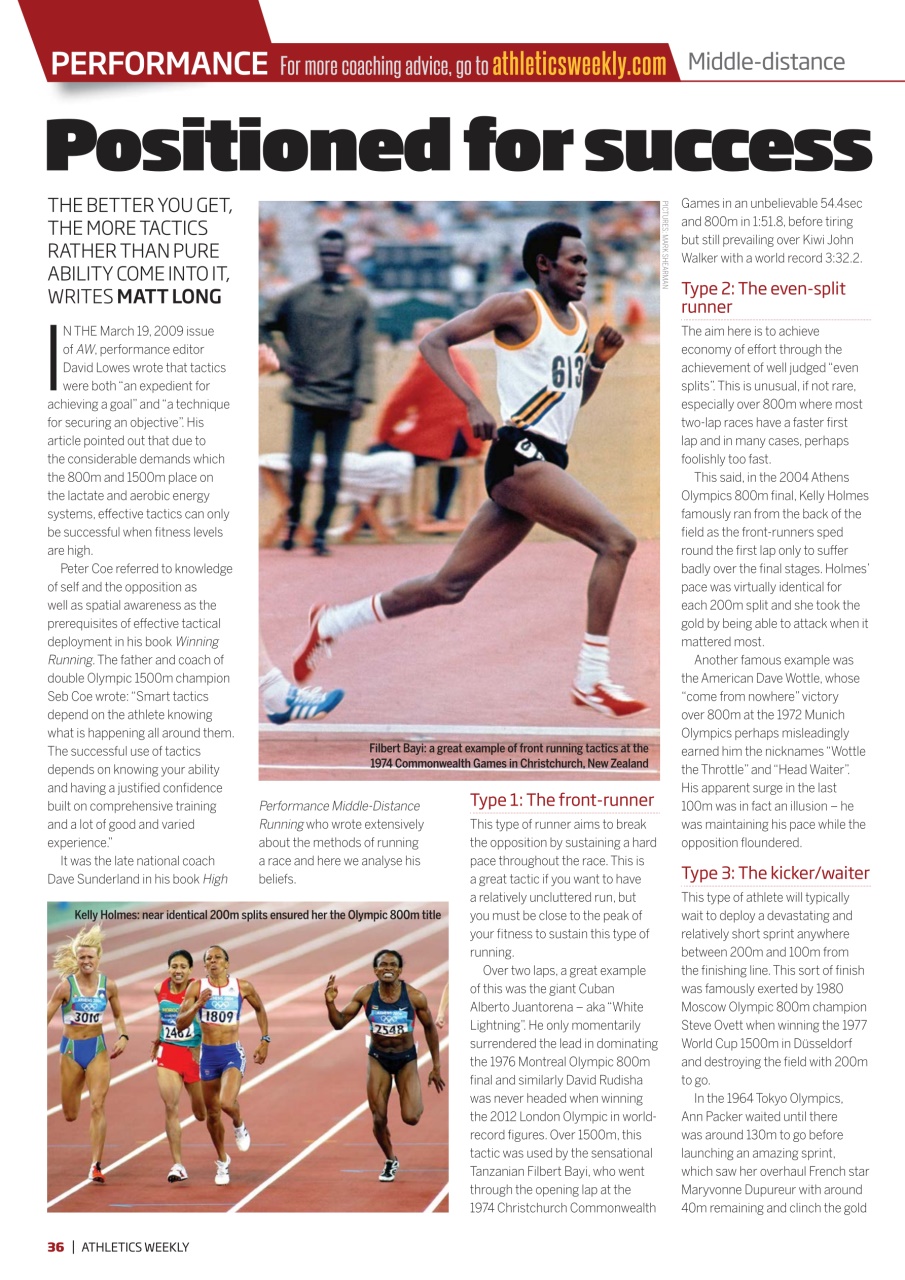 AW – Athletics Weekly Magazine Preview Pages
