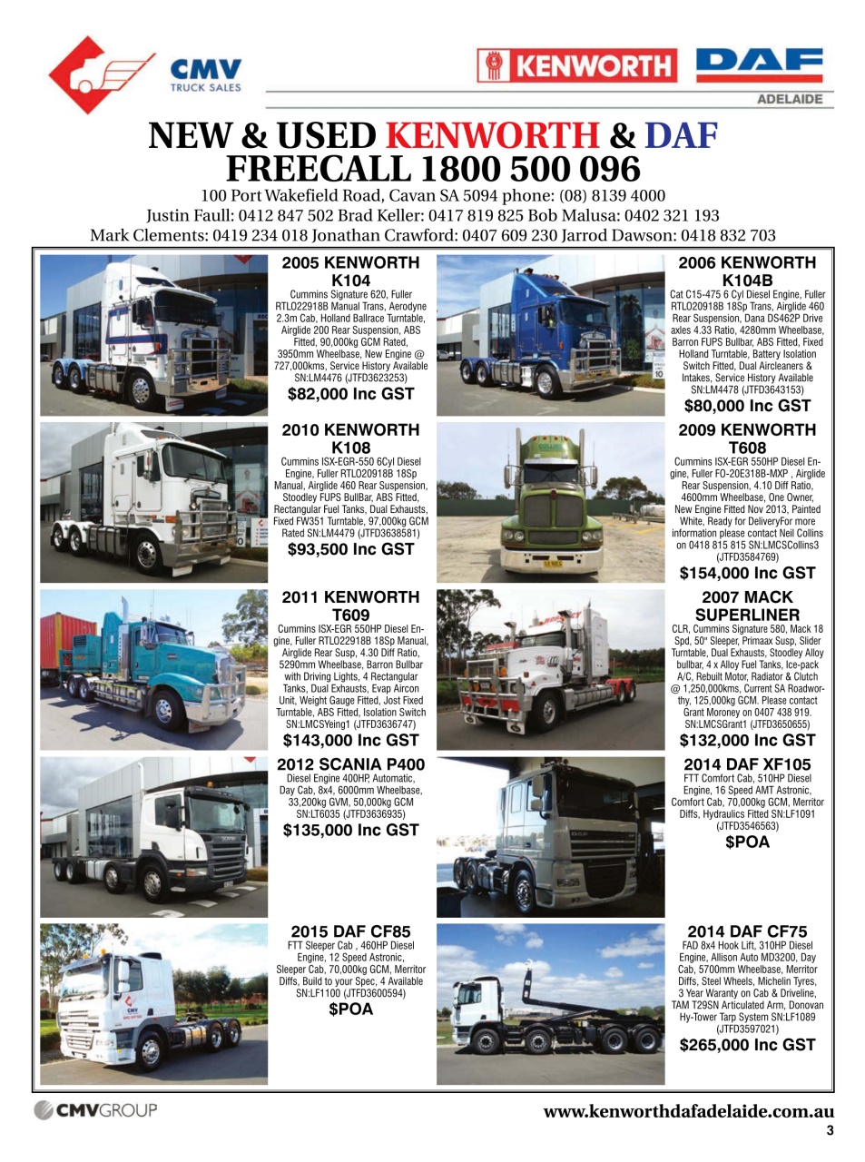 JUST TRUCKS Preview Pages