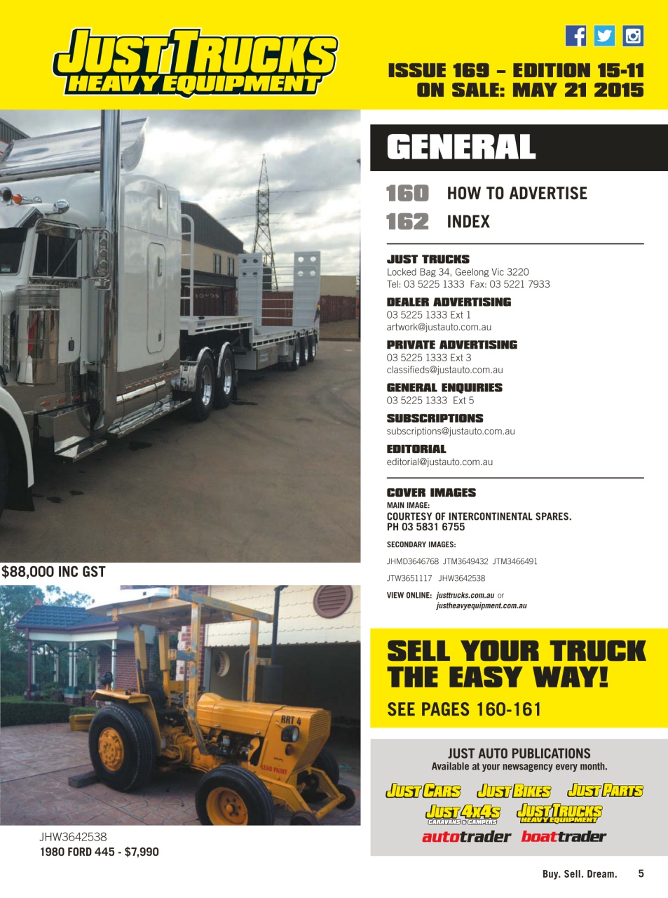 JUST TRUCKS Preview Pages