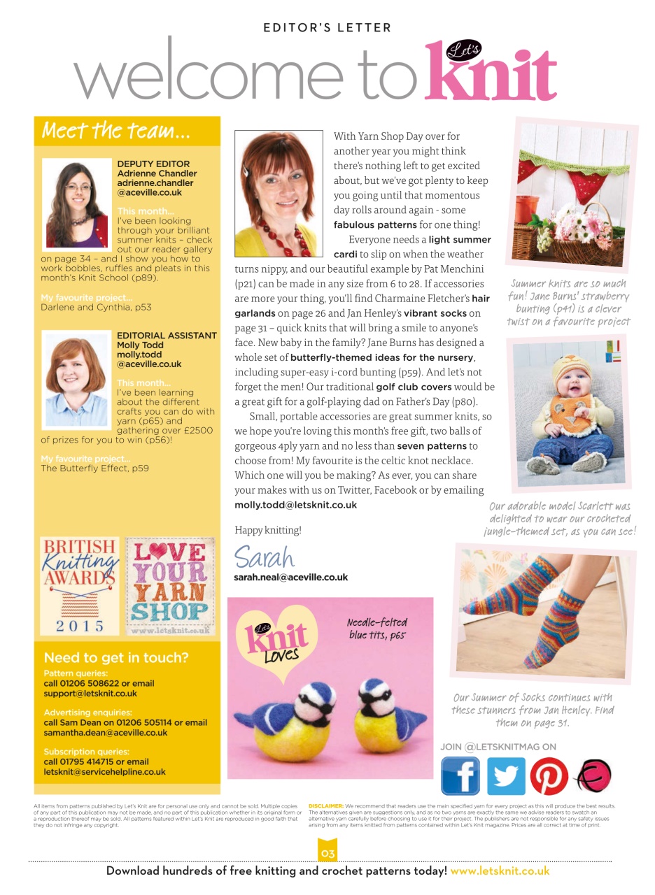 Let's Knit Preview Pages