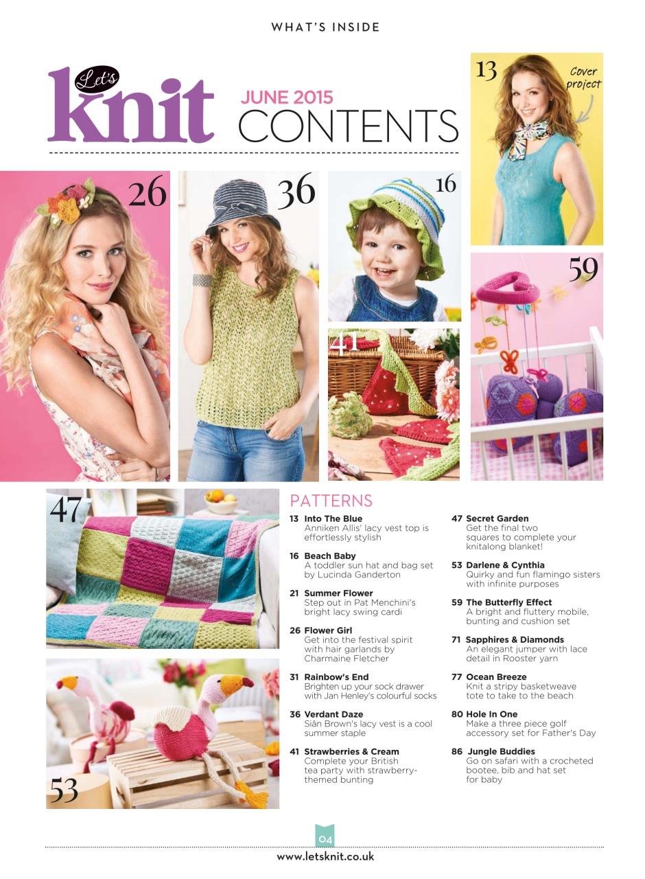 Let's Knit Preview Pages