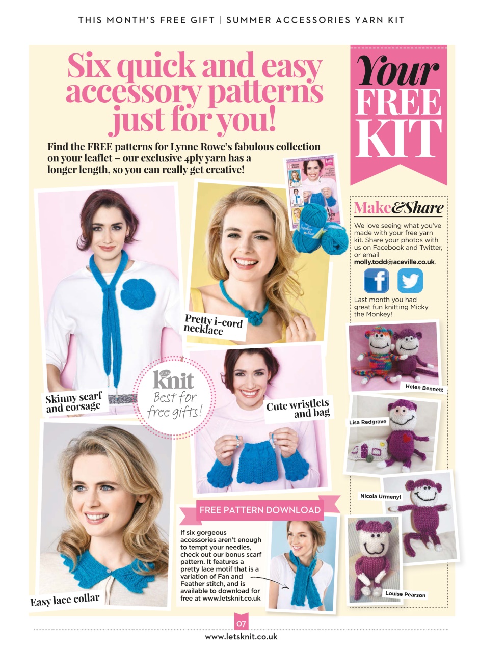 Let's Knit Preview Pages