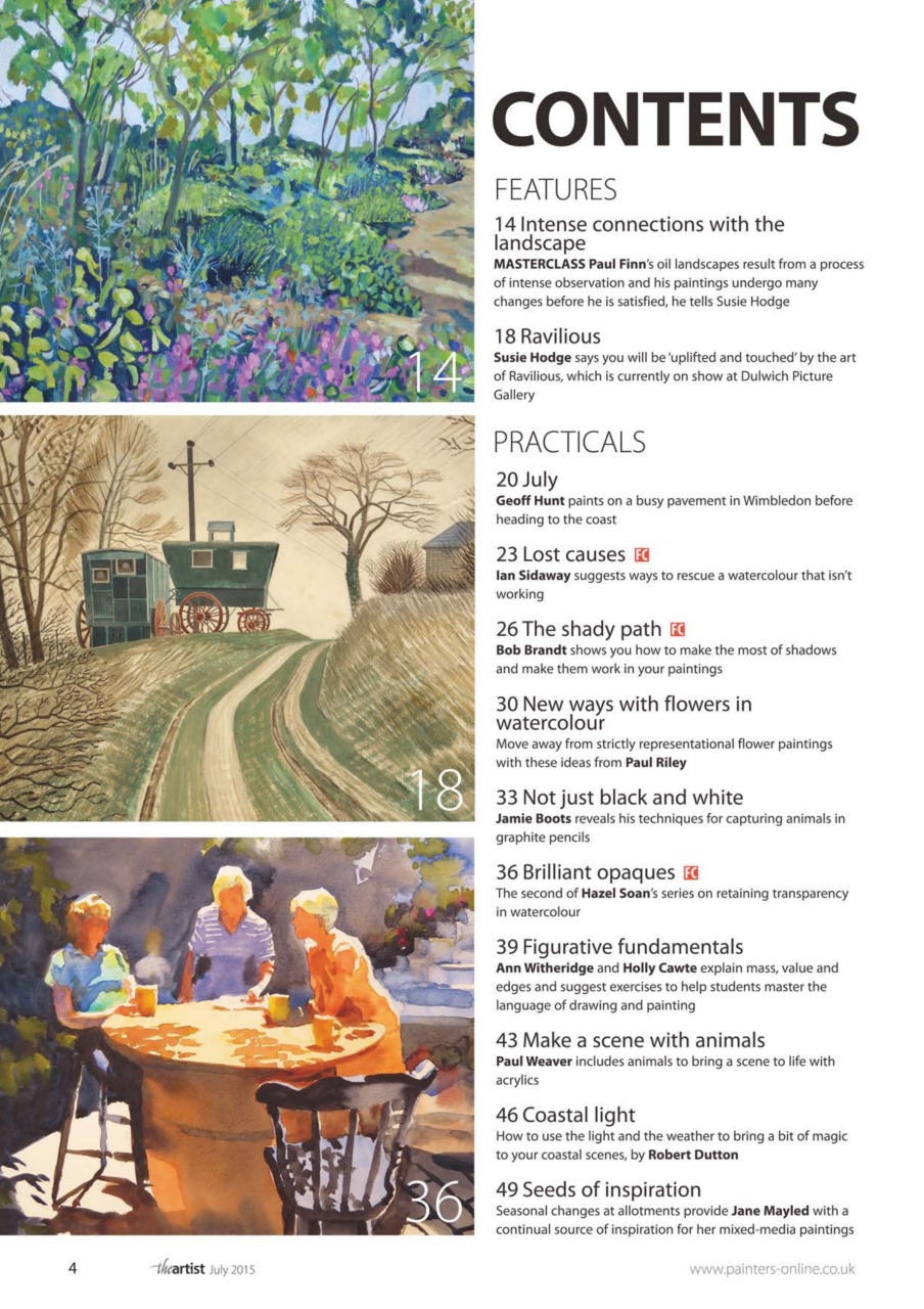 The Artist Preview Pages