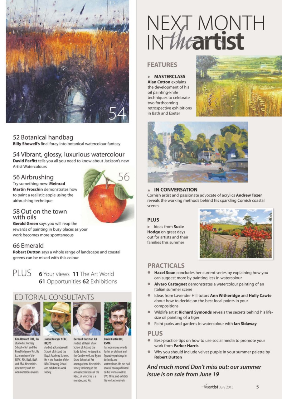 The Artist Preview Pages