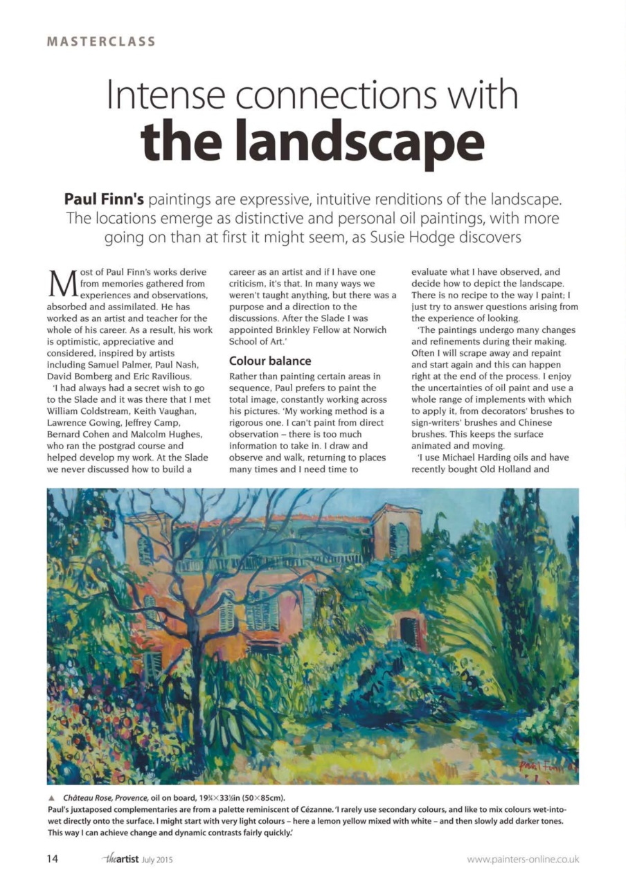 The Artist Preview Pages