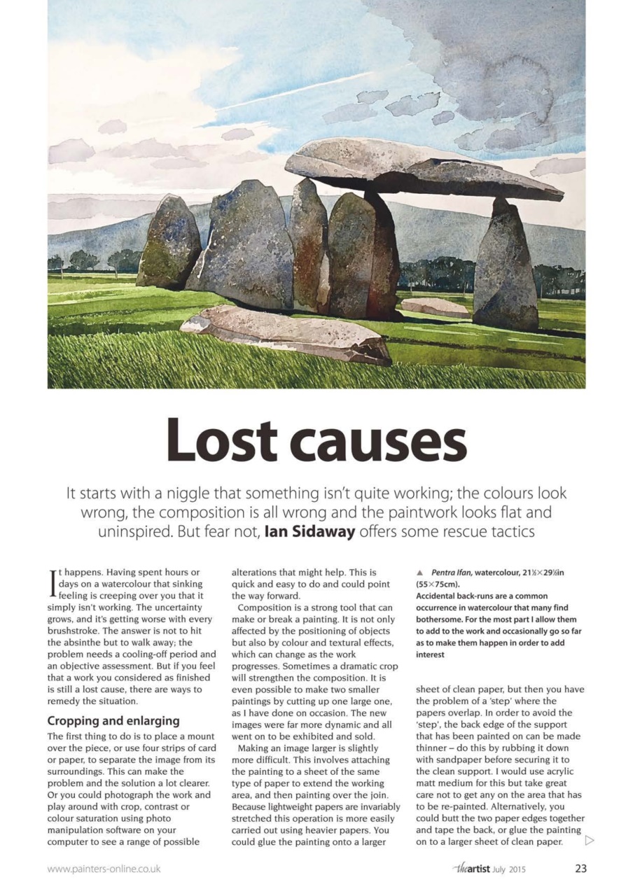 The Artist Preview Pages