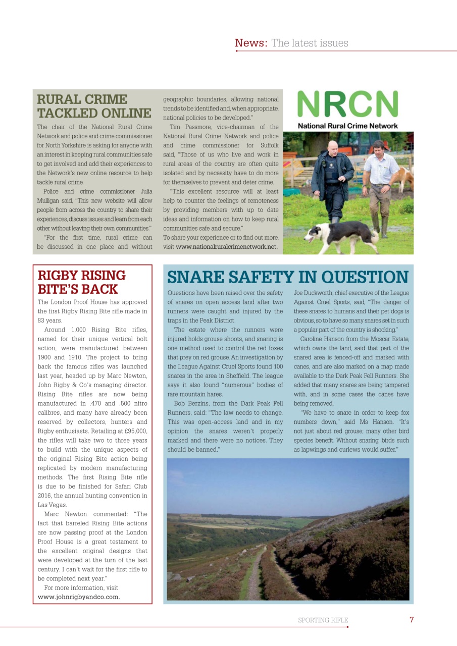 Sporting Rifle Preview Pages