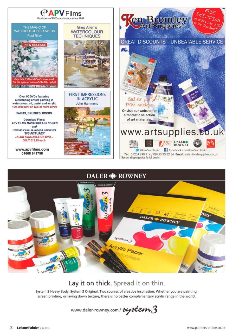 Leisure Painter & The Artist Preview Pages