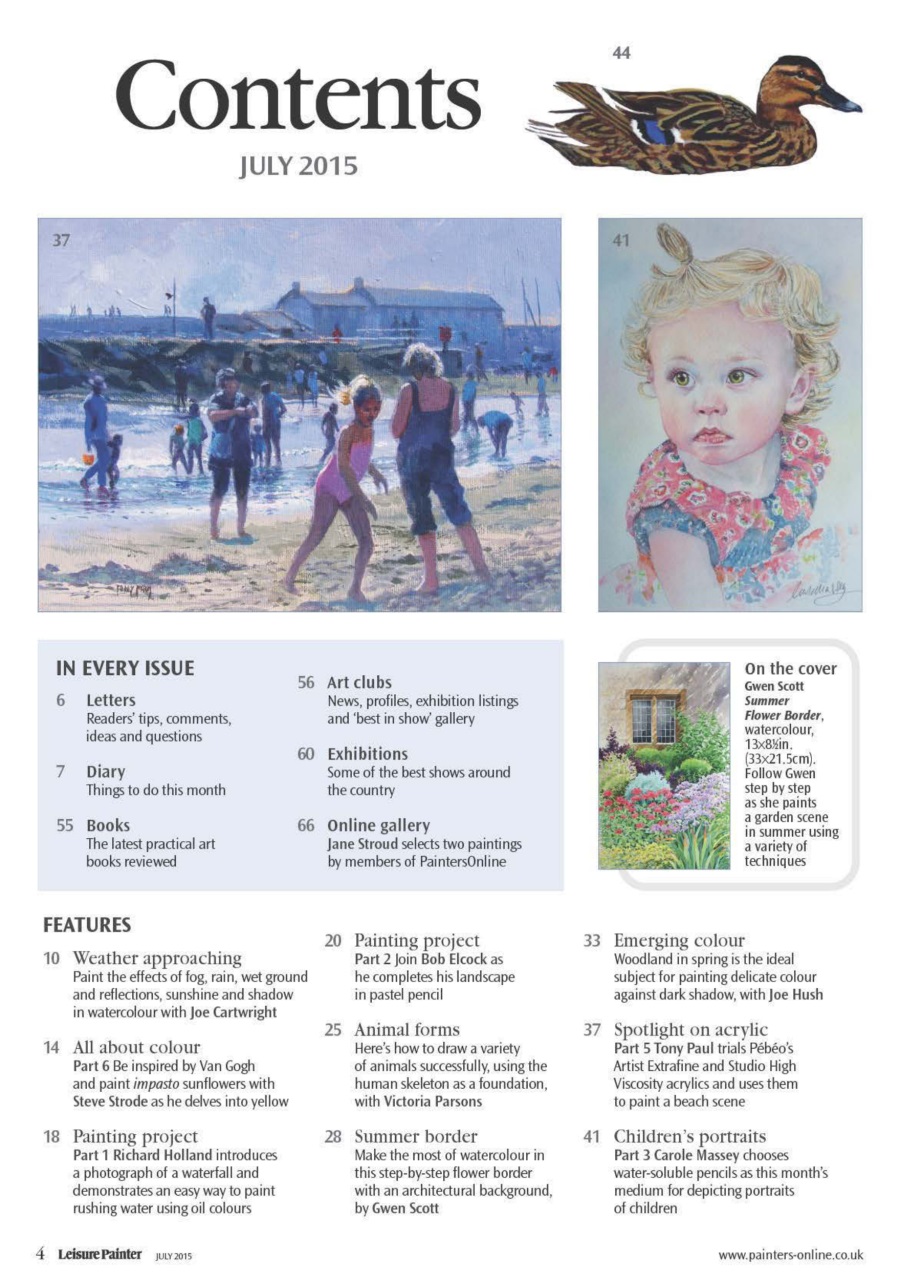 Leisure Painter & The Artist Preview Pages