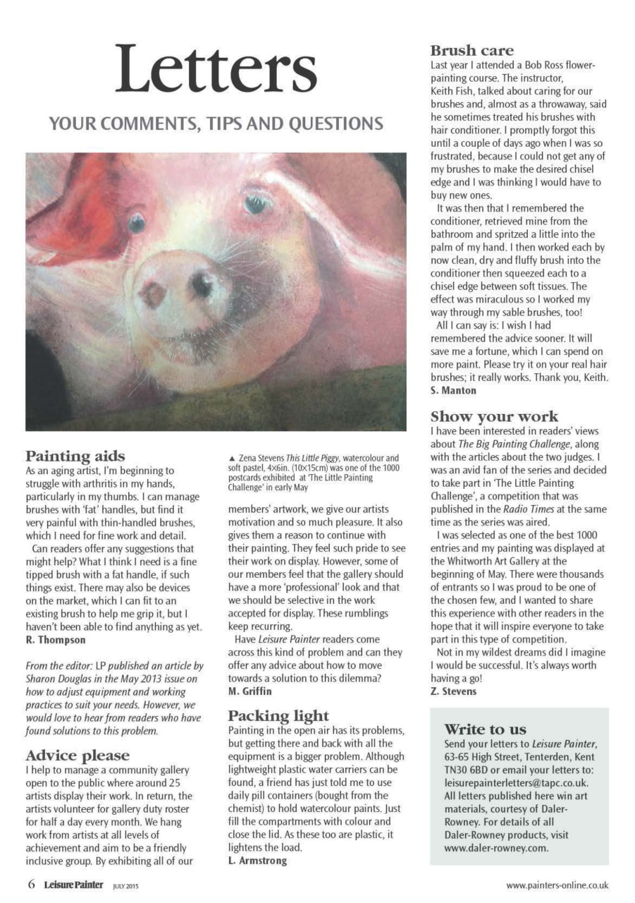 Leisure Painter & The Artist Preview Pages