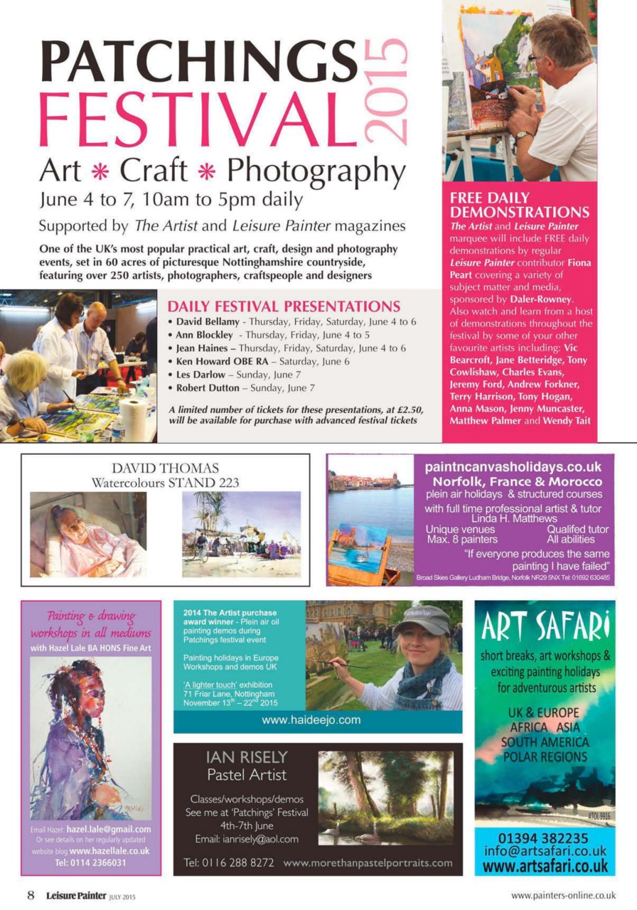 Leisure Painter & The Artist Preview Pages