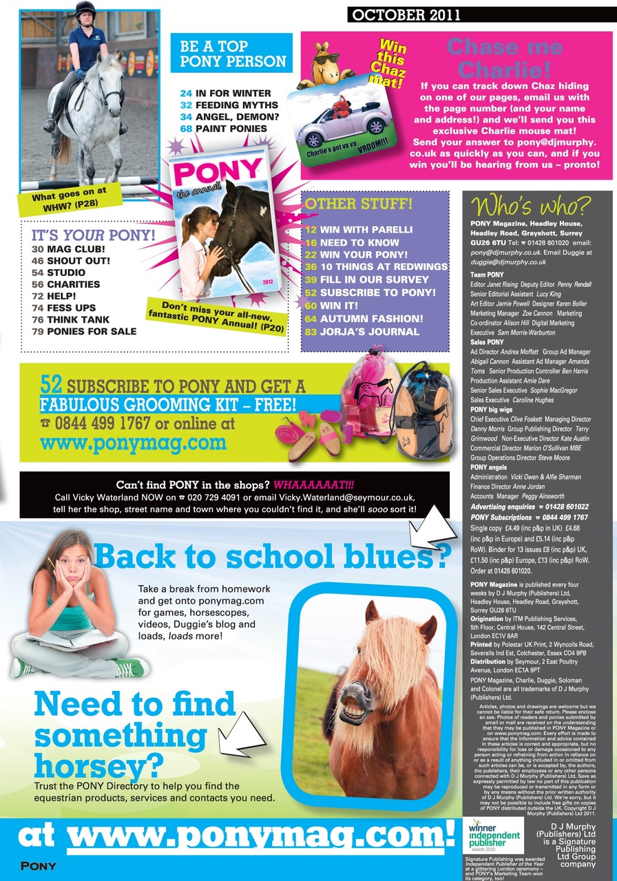 Pony Magazine Preview Pages