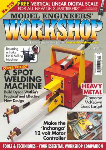 Model Engineer & Workshop Magazine issue June 2015
