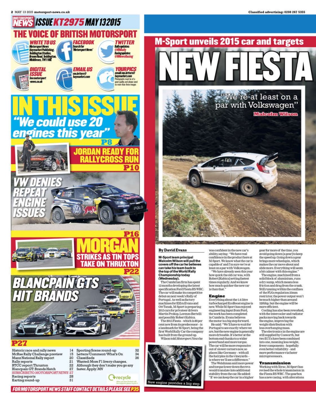 Motorsport News Preview Pages