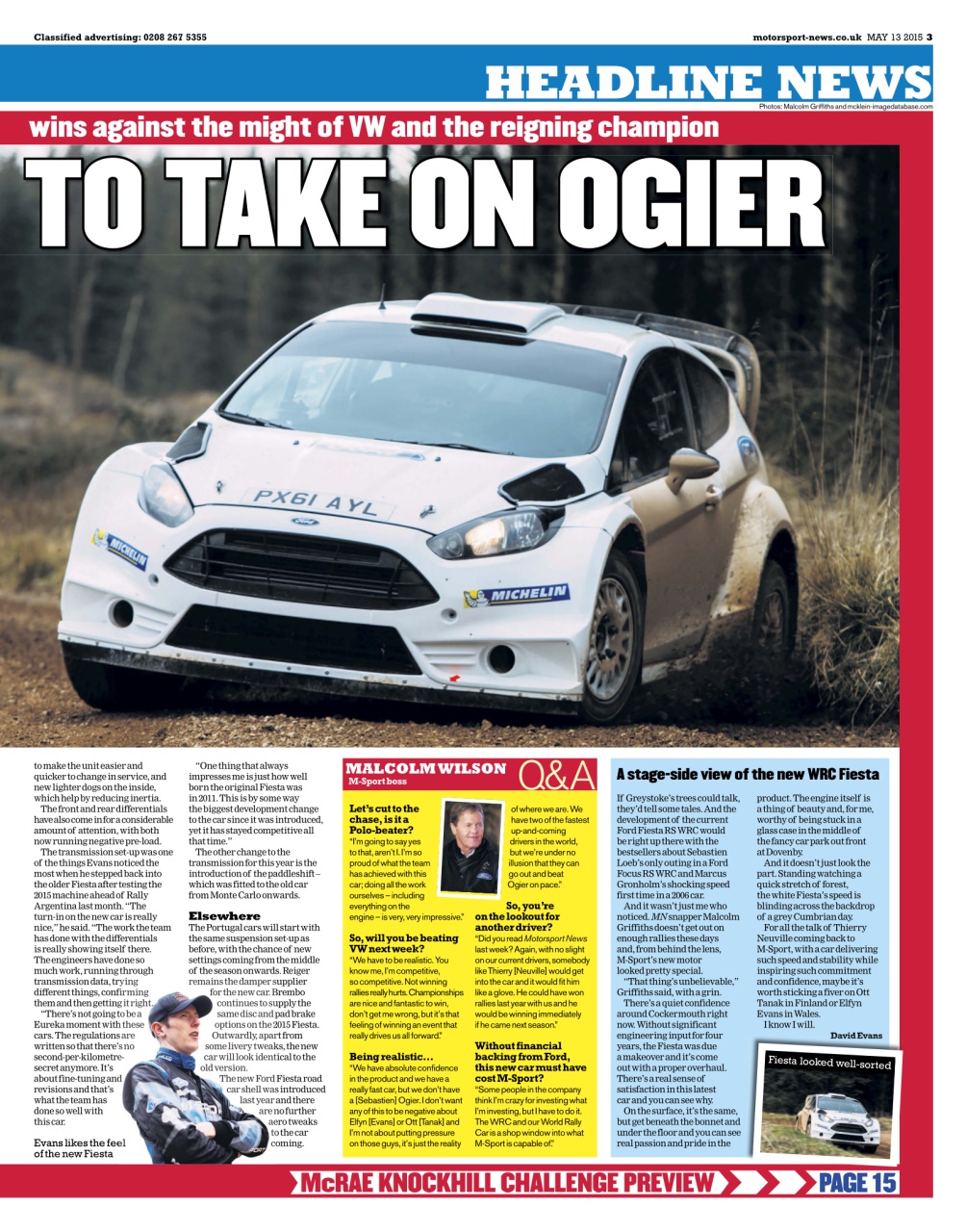 Motorsport News Preview Pages