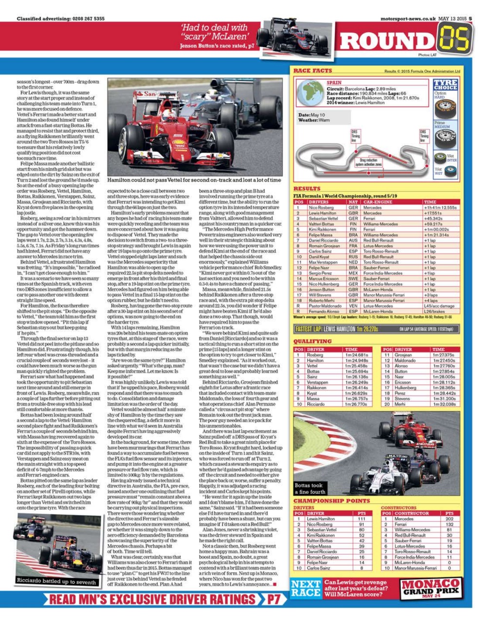 Motorsport News Preview Pages