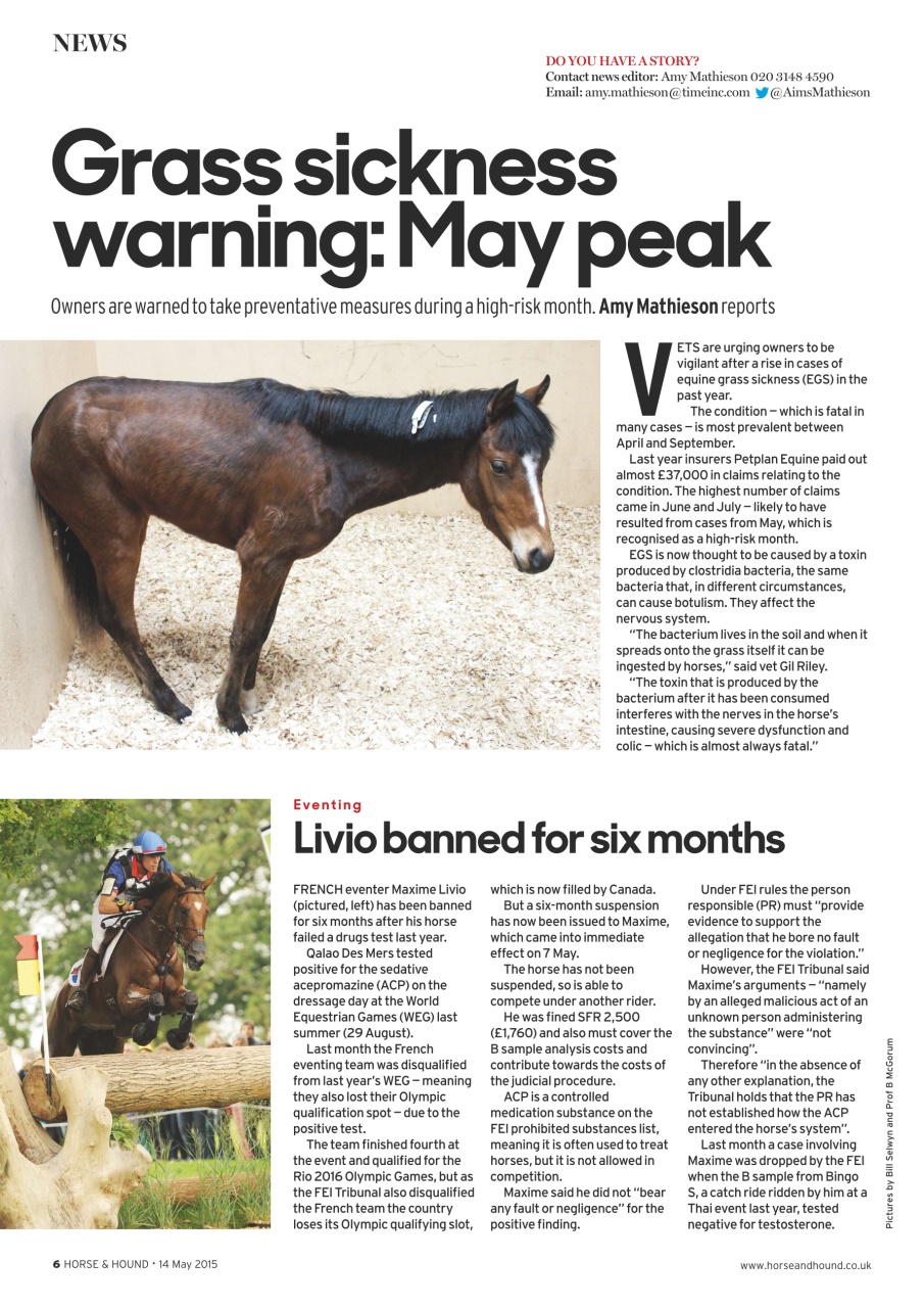 Horse & Hound Preview Pages