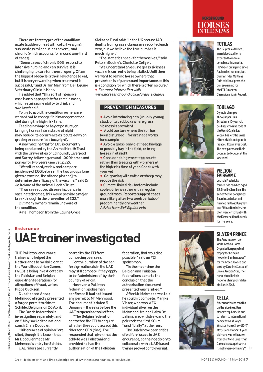 Horse & Hound Preview Pages