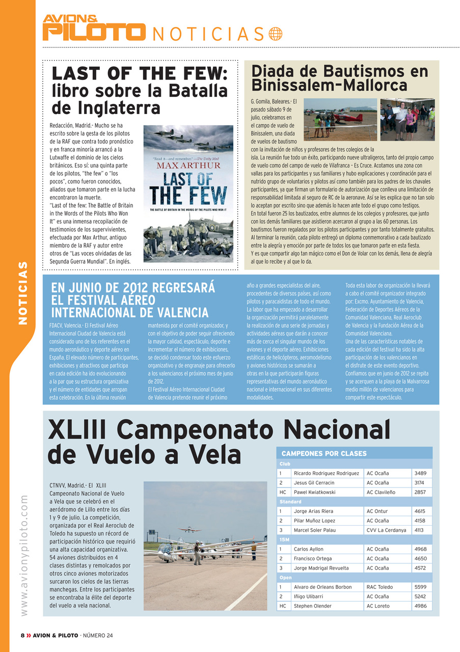 Revista Avion & Piloto Preview Pages