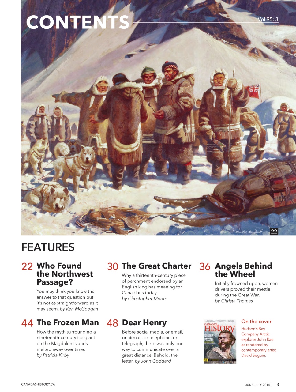Canada's History Preview Pages