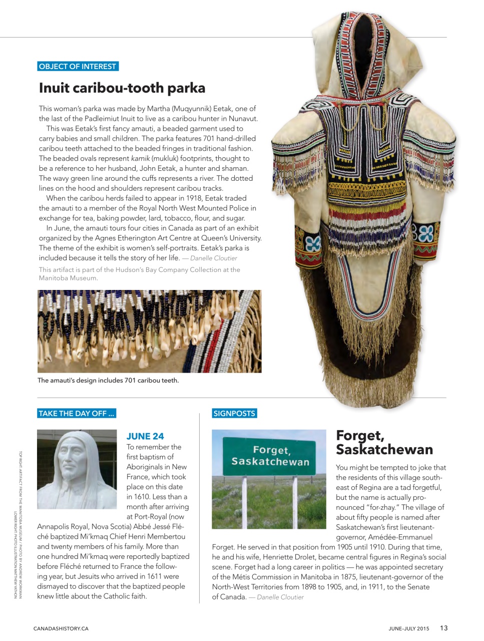 Canada's History Preview Pages