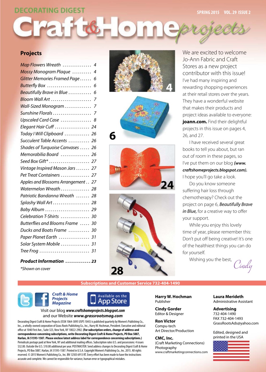 Craft & Home Projects Preview Pages