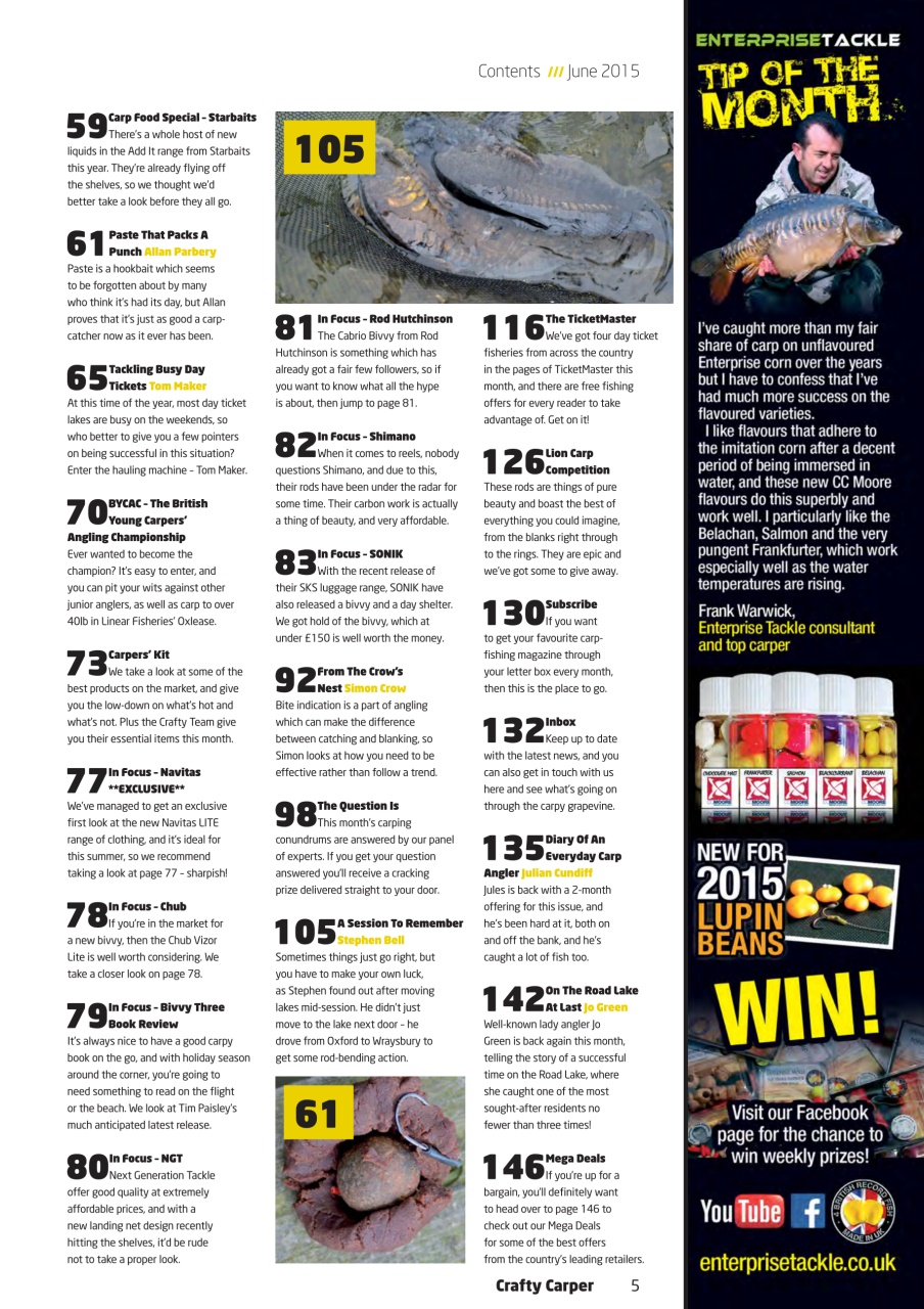Crafty Carper Preview Pages