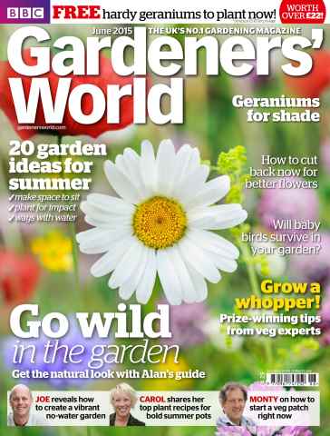 BBC Gardeners’ World Magazine issue June 2015
