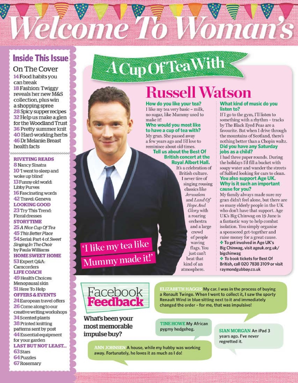 Woman's Weekly Preview Pages