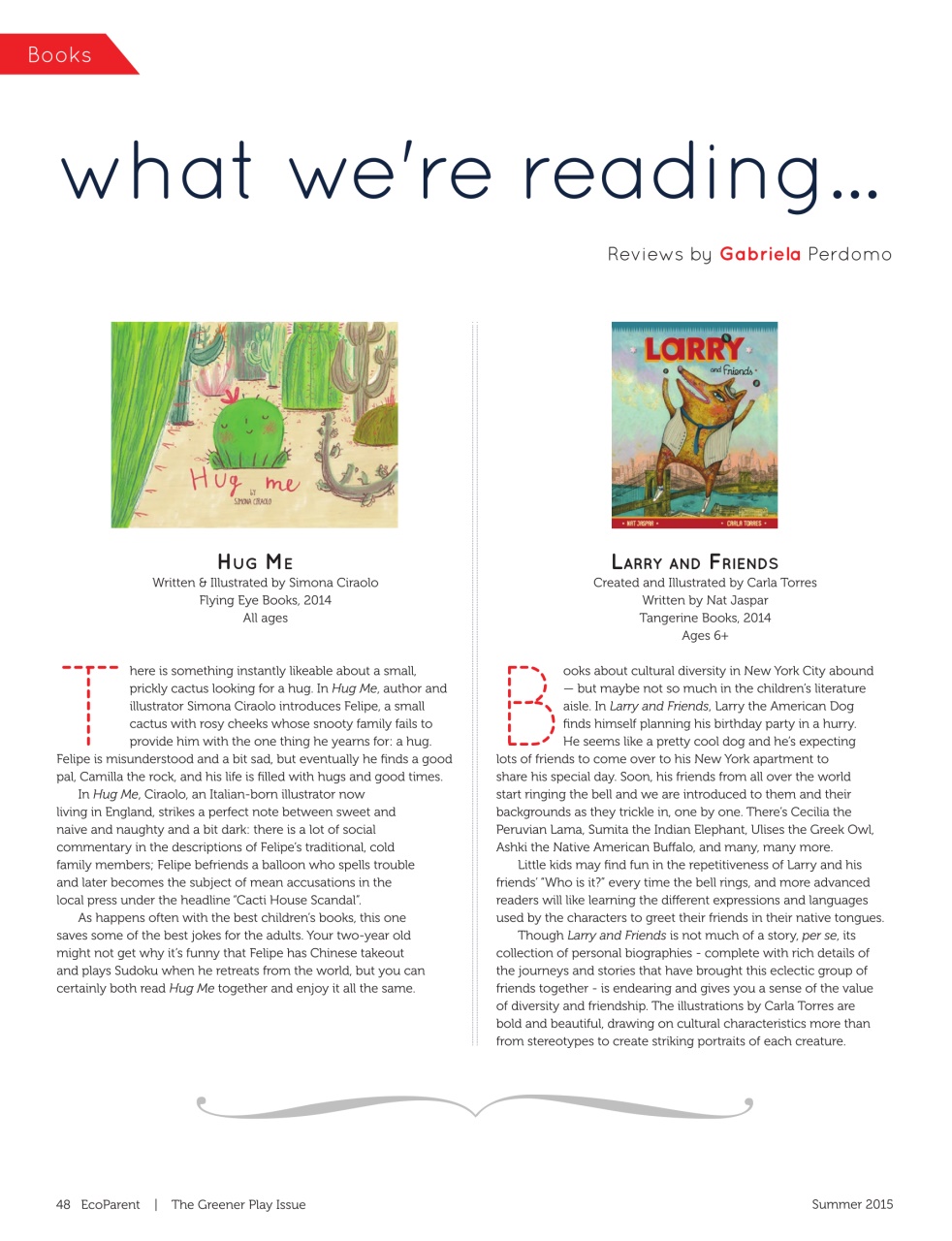 Ecoparent Magazine Preview Pages