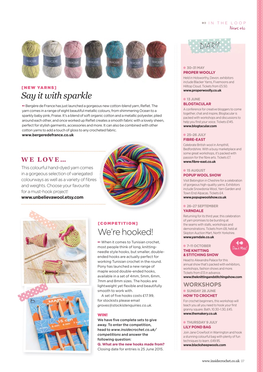 Inside Crochet Preview Pages