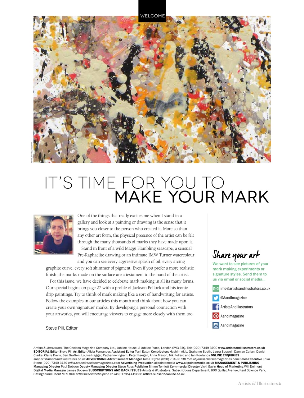 Artists & Illustrators Preview Pages