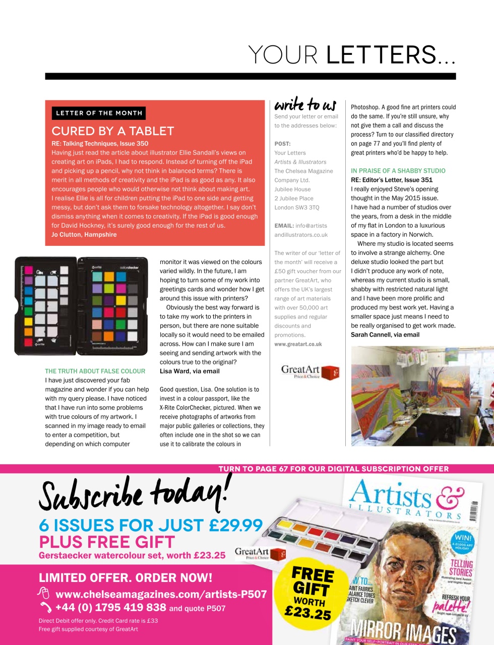 Artists & Illustrators Preview Pages