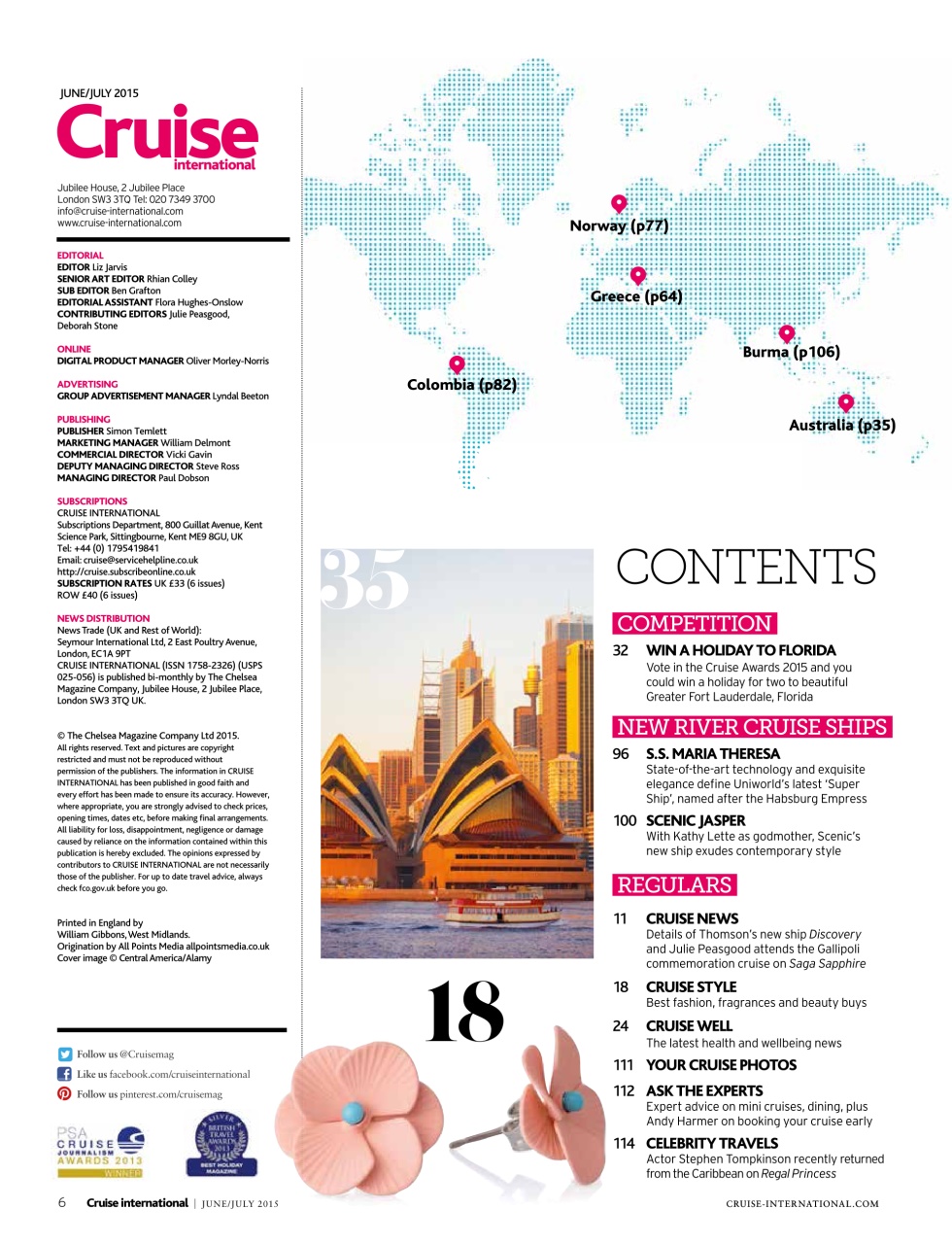 Cruise & Travel Preview Pages