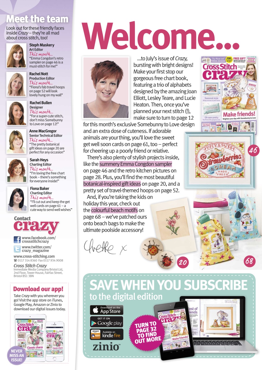Cross Stitch Crazy Preview Pages