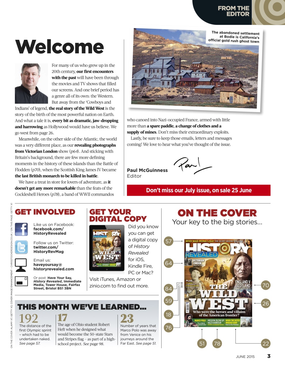 BBC History Revealed Magazine Preview Pages